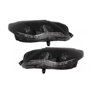 DAYLINE LED Headlights suitable for VW Passat CC (2008-2012) DRL Look Black