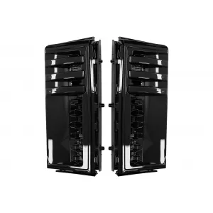 Side Vents suitable for Land Range Rover Vogue III L322 (2002-2012) Grilles Autobiography Design Piano Black