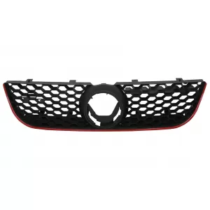 Front Central Sport Grille suitable for VW Polo 9N 9N3 (2006-2009) Honeycomb GTI Design