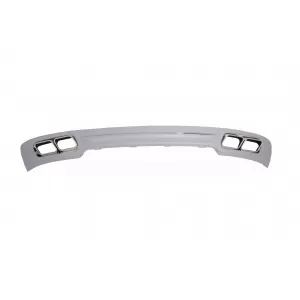 Rear Diffuser with Exhaust Muffler Tips Tailpipe suitable for BMW F01 (2008-up) 7 Series 760i Quad Design