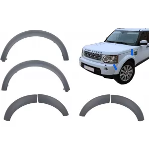 Wheel Arches Extension Trim Mouldings Fender Flares suitable for Land Rover Range Rover Discovery IV (2009-2016) - FFRRD