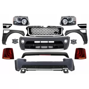Complete Body Kit suitable for Land Range Rover Sport L320 Facelift (2009-2013) Autobiography Design Glohh LED Taillights GL-3 Dynamic