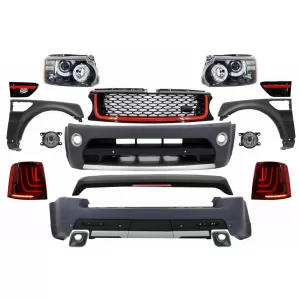 Complete Body Kit suitable for Land Range Rover Sport L320 Facelift (2009-2013) Autobiography Design Glohh LED Taillights GL-3 Dynamic