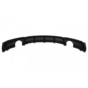 Rear Bumper Spoiler Valance Diffuser Double Outlet Single Exhaust suitable for BMW 3 Series F30 F31 (2011-2019) M Design