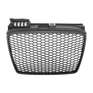 Badgeless Front Grille suitable for Audi A4 B7 (2004-2008) RS4 Design Matte Black