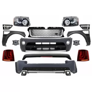 Complete Body Kit suitable for Land Range Rover Sport L320 Facelift (2009-2013) Autobiography Design Glohh LED Taillights GL-3 Dynamic