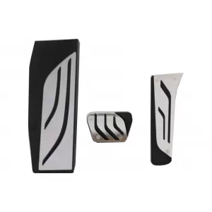 Kit of Pedal Footrest suitable for BMW 1 Series F20 (2011+) 2 Series F22 (2014+) 3 Series F30 (2011+) 4 Series F32 (2013+) X3 F25 (2011+) X5 F15 (2013+) X6 F16 (2016+)  Automatic