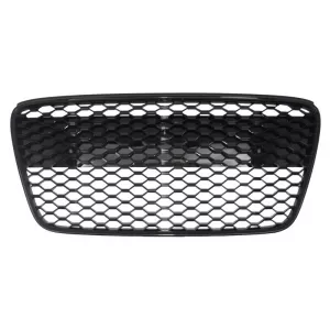 Front Grille suitable for Audi R8 (2007-2012) Honeycomb Piano Black