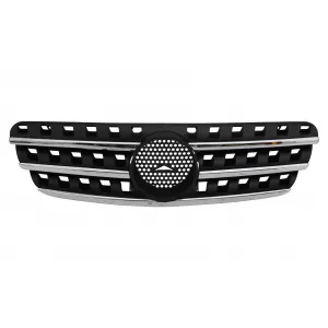 Front Grille suitable for MERCEDES M-Class ML W163 (1998-2005) ML63 Design Black & Chrome Edition