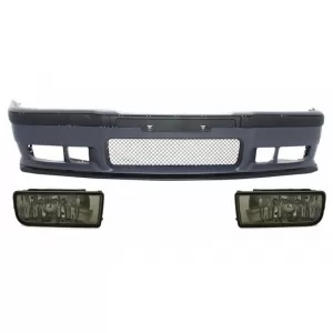 Front Bumper suitable for BMW 3er E36 (1992-1998) M3 Design With Smoke Fog Lights