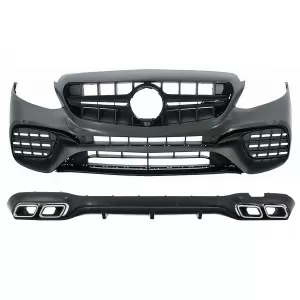 Body Kit suitable for Mercedes E-Class W213 (2016-2019) E63 Design Exhaust Muffler tips