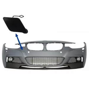 Tow Hook Cover Front Bumper suitable for BMW 3er F30 F31 Sedan Touring (2011-up) M-tech M Performance Design