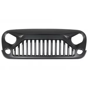 Central Front Grille suitable for JEEP Wrangler / Rubicon JK (2007-2017) Angry Bird Design Black