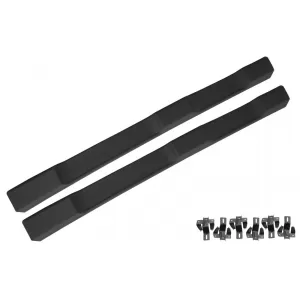 Running Boards Side Steps suitable for Jeep Wrangler Rubicon JK (2007-2017) 4 Doors Retro Design - RBJEWJK4D