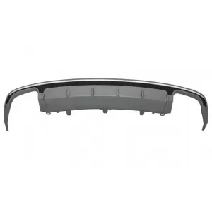 Rear Bumper Valance Diffuser suitable for Audi A6 4G Facelift Limousine Avant (2015-2018) S6 Design - RDAUA64GFS6