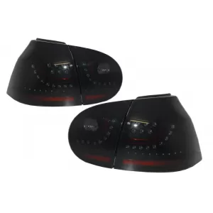 LED Taillights suitable for VW Golf V 5 Left Hand Drive (2004-2009) Smoke Extreme Black Look Urban Style