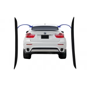 Trunk Rear Fin Spoiler suitable for BMW X6 E71 E72 (2008-2014) Perfomance Design