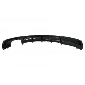 Rear Bumper Spoiler Air Diffuser suitable for BMW 3 Series F30 F31 (2011-up) M-Sport Design Left Double Outlet Piano Black