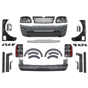 Complete Conversion Body Kit suitable for Land Rover Discovery 3 L319 (2004-2009) to Discovery 4 Facelift