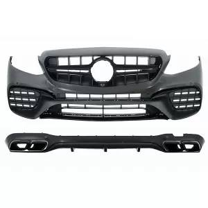 Body Kit Exterior suitable for Mercedes E-Class W213 (2016-2019) E63 Design Exhaust Muffler tips