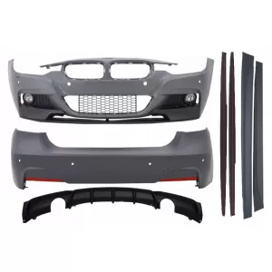 Complete Body Kit suitable for BMW 3 Series F30 (2011-2014) & F30 LCI Facelift (2015-up) M-Performance Design Double Outlet Single Exhaust