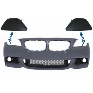 SET SRA Bumper Headlights Washing System Covers suitable for BMW 5er F10 F11 11+ (Right & Left)