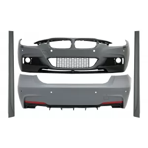 Complete Body Kit suitable for BMW 3 Series F30 (2011-2014) & F30 LCI Facelift (2015-up) M-Performance Design With Double Twin Outlet Air Diffuser
