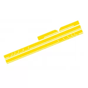 Side Decals Sticker Vinyl Matte Yellow suitable for Mercedes CLA W117 C117 X117 (2013-2016) A Class W176 (2012-up) 45 Design Edition 1
