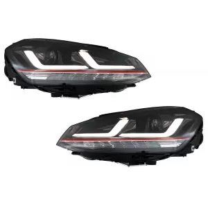 Osram Full LED Headlights LEDriving suitable for VW Golf 7 VII (2012-2017) Red GTI Upgrade for Xenon & Halogen DRL Cars