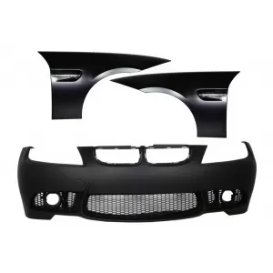 Front Bumper suitable for BMW 3 Series E90 Sedan E91 Touring Non LCI (2004-2008) and Front Fenders M3 Design