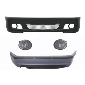 Body Kit suitable for BMW 3 Series E46 Sedan (1998-2004) Bumper With PDC and Fog Lights M-Technik Design