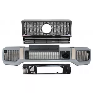 Front Bumper with Grille suitable for Mercedes G-Class W463 (1989-2017) G65 G63 GT-R Panamericana Design
