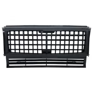 Front Grille suitable for Mercedes G-Class W463 (1990-2014) GT-R Panamericana Vertical Exclusive Design Piano Black