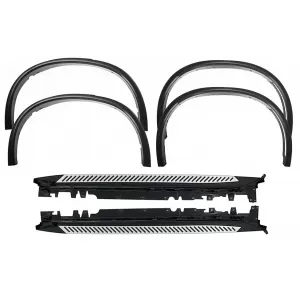 Wheel Arches Fender Flares suitable for BMW X5 F15 (2014-2018) and Running Boards