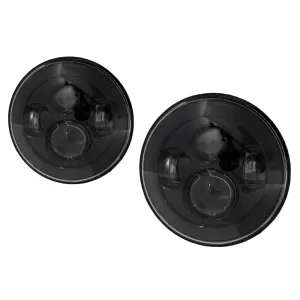 7 Inch CREE LED Headlights suitable for Jeep Wrangler JK TJ LJ Land Rover Defender Mercedes W463 Black