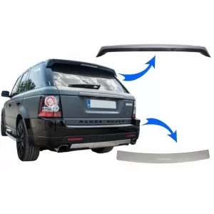 Roof Spoiler with Bumper Foot Plate suitable for Range Rover Sport L320 (2010-2013) Aubiography Design