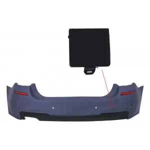Tow Hook Cover Rear Bumper suitable for BMW 5 Series F10 (2011-up) M-tech Design