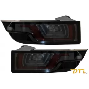 Dynamic Sequential Turning Light Full LED Taillights suitable for Range ROVER Evoque L538 (2011-2014) Light Bar Smoke Black