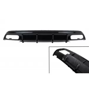 Rear Bumper Valance Diffuser suitable for Mercedes W176 A-Class (2013-2018) A45 Facelift Design Look