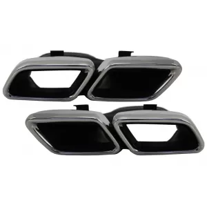 Exhaust Muffler Tips for Mercedes C-Class W205 S205 C205 A205 GLE C292 E-Class W213 S-Class W222 GLE W166 GLC W253 X253 C253 C217 (2014-up)