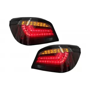 Taillights LED Bar suitable for BMW 5 Series E60 (2003-2007) Red Smoke