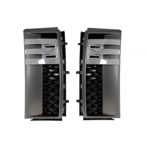 Side Vents Grilles for Range Rover Vogue III L322 (2002-2012) Black Dark Grey Edition New Autobiography Design
