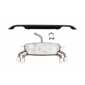 Rear Bumper Diffuser with Complete Exhaust System suitable for VW Golf 7 VII (2013-2016) R Design