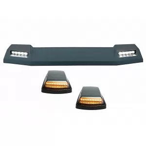 Front Roof Spoiler and Turning Lights suitable for Mercedes G-Class W463 (1989-2017) 6X6 Design