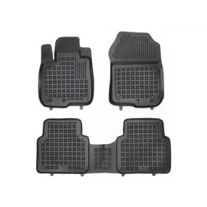 Rubber Floor Mats Black suitable for Honda CR-V V (2018-up) CR-V e:HeV (2022-up) Hybrid (HEV)