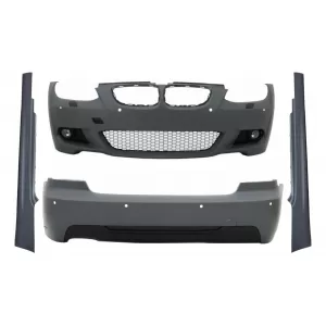 Complet Body Kit suitable for BMW 3 Series E92 E93 (2006-2009) Non-LCI Coupe Cabrio M Design Single Outlet for Twin Exhaust