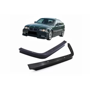 Front Bumper Spoiler Splitters Flaps suitable for BMW 3 Series E36 (1992-1998) M3 GT Design
