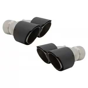 Carbon Fiber Exhaust Muffler Tips suitable for Land Rover Range Rover and SUVs Matte Finish Look Inlet 8 cm