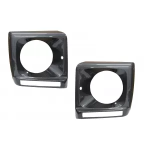 Headlights Covers Carbon Fiber suitable for Mercedes G-Class W463 (1989-2018) G65 Design