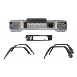 Front Bumper with Fender Flares Wheel Arches suitable for Mercedes G-Class W463 (1989-2017) G65 Design